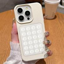 For Xiaomi 14T Pro 5G 13T Cases Luxury 3D Suction Cup Stand Lichee Pattern Phone Case Cover for Xiaomi 15 14 13 Shockproof Cover Xiaomi 13 balta