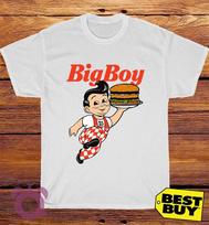 New Bob's Big Boy Logo Men's Funny T-Shirt Made In USA Size S to 5XL M