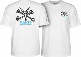 Powell Peralta RAT BONES Riedlentės Marškinėliai BALTI L gray