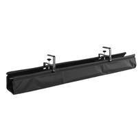 Under Desk Cable Management Tray 48 Inch Oxford Cloth Under Desk Storage Basket Cable Organizer with Clamp for Office