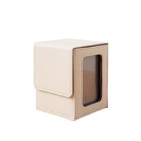 Moisture-proof Window Collection Box Magnetic Closure Game Card Organizer  Game Organizer rožinė raudona spalva