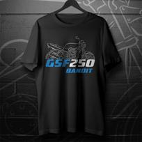 Men's and Women's T-shirts Suzuki GSF250 Bandit 1989-2000 - Motorcycle XXXXL