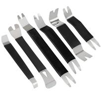 6Pcs Portable Car Door Clip Trim Removal Tools Kits Auto Dashboard Audio Radio Panel Repair Metal Removal Pry Disassembly Tool