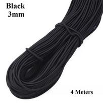 3mm/4mm 4 Meters Length Outdoor Strong Elastic Rope 4 Colors Elastic Rope Rubber Band Sewing Garment Craft