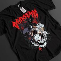 Berserk marškinėliai Guts marškinėliai Casca marškinėliai Griffith Top Warrior Anime Unisex marškinėliai XXXL
