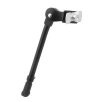 Bike Kick Stand Cycle Adjustable Alloy Foot Heavy Duty Prop Bicycle Mountains Sports Black Silver juoda