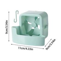 Hangable Cooling Attachment for Fan, No-Drill Ice Box Cooler Device, Universal Adapter for Home Office Floor & Desktop Fans