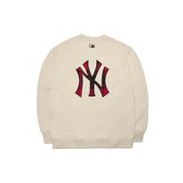 MLB Sweatshirts Unisex Cream Crew Neck Moderate Regular 3AMTC0114-50CRS XS