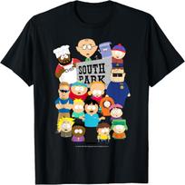 South Park Cast T-Shirt S įvairiaspalvis