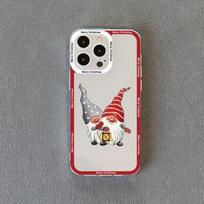 Naujųjų Metų Kalėdų Kalėdų Senelis Skaidrus Telefono dėklas IPhone 15 Pro Max 14 13 12 11 Pro Max 15 14 7 8 Plus X XR XS Mielas Galinis Dangtelis for iphone 7 8 SE2