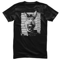 Officially Licensed Shrek Donkey MugShot Men's T-Shirt M
