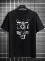 Vintage Camera Blueprint Graphic TShirt Photographer Retro Film Tee Size S3XL S