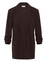 Kaffe - Kaphoebe 3/4 Sleeve Blazer - Vieneilės striukės - Ruda