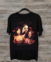 NEW Flo Band Gift For Fan Short Sleeve Black All Size T-Shirt S