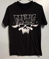 Vintage Danzig Skull Logo Black Gift For Fans Shirt YH90 XXL
