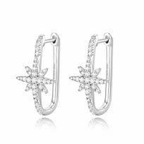 APM Monaco earrings METEORITES/ Six Pointed Star [Romantic Confession] Baby Six Pointed Star Sparkling Earrings F (one size fits all) Endless Love auksas