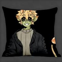 Anime Mm-Mmushroom Oasis Pillowcase Double Sided Printing Polyester Soft Skin-Friendly Home Decoration Peach skin 18*18(CM)-1Pcs