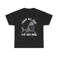 Men's and Women's T-shirts Shark Attack XXXL