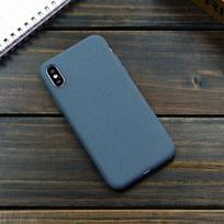 Iphone 8 For 7 6 X Plus Shockproof Thin Soft Tpu Sandstone Matte Back Case Cover For iPhoneX,Gray
