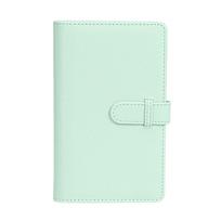 108 Pockets Photo Album Film Camera 3 inch Photo Paper PU Leather Storage Case Stamp Ticket Collection Book žalia