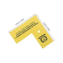 Evidence Sign Marker Scale Numbers Markers with Ruler Card Label Cards Crime Scene Identification Tags Markers Crime Scene Tag geltona