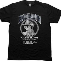 Men's Elton John In Concert T-shirt Large Black 3XL
