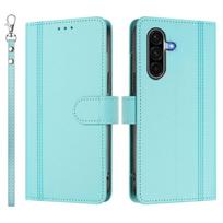 Wallet Case for Samsung Galaxy A17 A16 A15 A27 A26 A25 A30 A22 A21 A20 A10 A07 A06 A05 Cover Flip Magnetic Clasp with Kickstand For Galaxy A05S 4G mėtų žalios spalvos