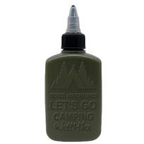 Outdoor oil pot 100ml seasoning bottle camping liquid seasoning storage liquid seasoning container distribution bottle žalia