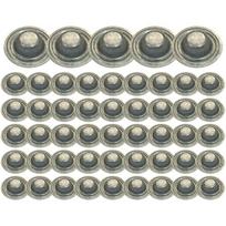 50 vnt. Metalinių stogo varžtų dangteliai Stogo dangos reikmenys Stogo varžtų apsauginiai dangteliai Namo savininkui Stogdengiui Ūkininkui Garažui Stoginei Stoginei