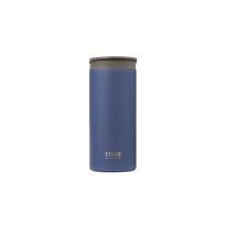 TYESO Thermos Cups 304 Stainless Steel Leak-proof Flip Cover Direct Drinking Water Bottle Car Vacuum Coffee Cup Travel Tumbler 360ML mėlyna