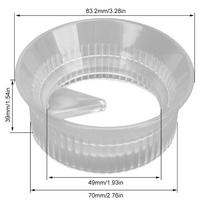 Single Dual Valve Compatible Moka Pot Dosing Funnel Coffee Dosing Ring  Stovetop Coffee Making 3cup transparent