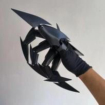 Halloween movable manipulator claw Black technology secondary cos dress up flying hook claw cold toy dark warrior ring gift white