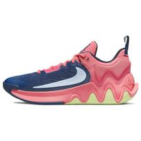 Nike Giannis Immortality 2 Dark Marina Blue Laser Crimson Unisex Sneakers White DM0825-400 44.5