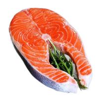 Švieži Čilės importuoti Atlanto lašišos kepsniai 1000g (3-4 pieces)