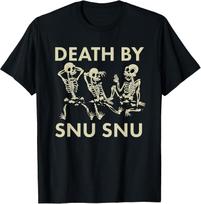 Death by Snu-Snu: Funny Futurama Adult Humor Cotton Tee - MADE IN USA S