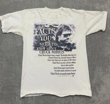 Vintage 2009 Chuck Norris FACTS Gift For Fans Shirt YH72 XL