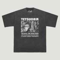 Tetsuo The Iron Man T-Shirt, Japanese Cyberpunk Movie Tee, Industrial Sci Fi Graphic Shirt, Retro Cult Film Unisex Underground Cinema Tee 4XL gray