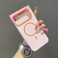Luxury Matte Candy Liquid TPU Magnetic Case for iPhone 17 Air 16 15 14 13 12 11 Pro Max Plus Wireless Charging Shockproof Cover iPhone17 rožinė