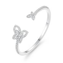 Barbie bracelet Cool butterfly open set with diamonds, niche Korean style exquisite wrist bracelet, versatile for commuting in all seasons TX2309009A auksas