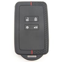 Key Fob Cover for Renault Duster Captur Arkana Kadjar Clio Megane Austral Laguna Anti-Scratch Guard Shockproof Protection Soft Grip Texture juoda