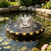 1.4W Solar Powered Water Fountain Pump with Colorful LED Lights Outdoor Water Fountain for Bird Bath Pond Pool Outdoor Garden China Mainland
