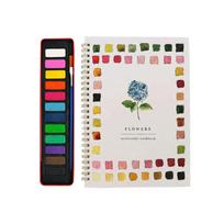 Watercolor Coloring Book Thick Painting Sketch Pad One Size