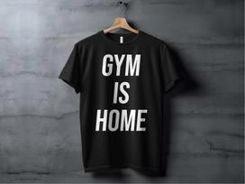 Gym is Home Men's and Women's T-shirts XXXXL