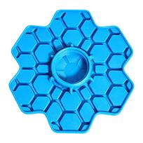 PLA Bee Feeder and Waterer 3D Printing Small-Hole Honeycomb Tray Bee Feeder for Outdoors Lawns Courtyards Camping Parties mėlyna