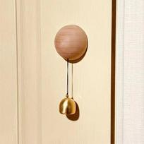 Brass dopamine style bell bedroom pendant, entrance doorbell, meditation wind chime decoration, door decoration bell ornament.