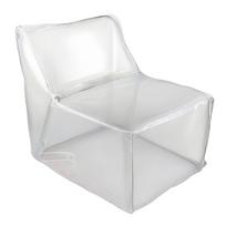 Clear Bean Bag Chair Cover, Reusable Plush Toy Organizer for Adult Toddler, Room Decor Reading Couch Floor Dorm