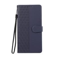 Leather Case for Samsung Galaxy A17 A26 A16 A36 A56 A55 A35 A25 A15 A54 A34 A14 A53 A33 A23 A13 A72 A52 A32 Flip Wallet Cover for Samsung A54 mėlyna
