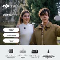 DJI Mic Mini Wireless Noise-Cancelling Lavalier Microphone Mobile Version One-to-Two