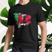 New Italy Classic Scooter Moped Bike Retro Love Logo T-Shirt Funny Size S to 5XL L