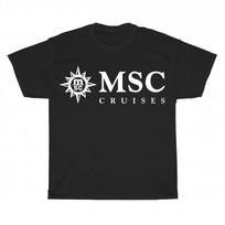 Naujas MSC Cruises Logotipas Unisex Marškinėliai Juokingas Dydis S iki 5XL XL